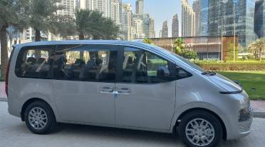 Rent a car with driver in dubai Hyundai H1 2022