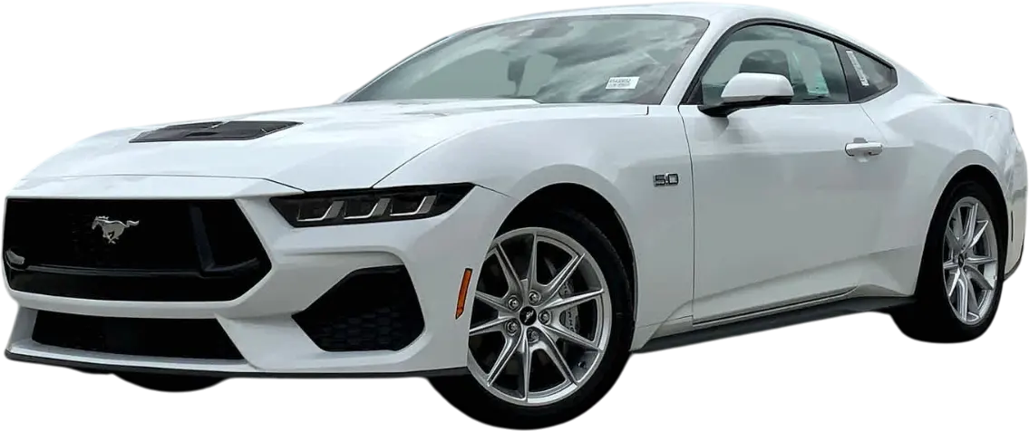 Ford Mustang White 2025