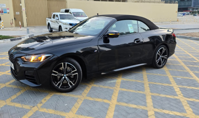 Rent a car with driver in dubai Bmw 420i 2025